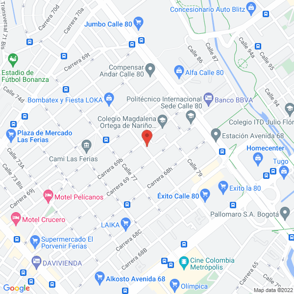 Mapa de Districarnes San Telmo Ltda.