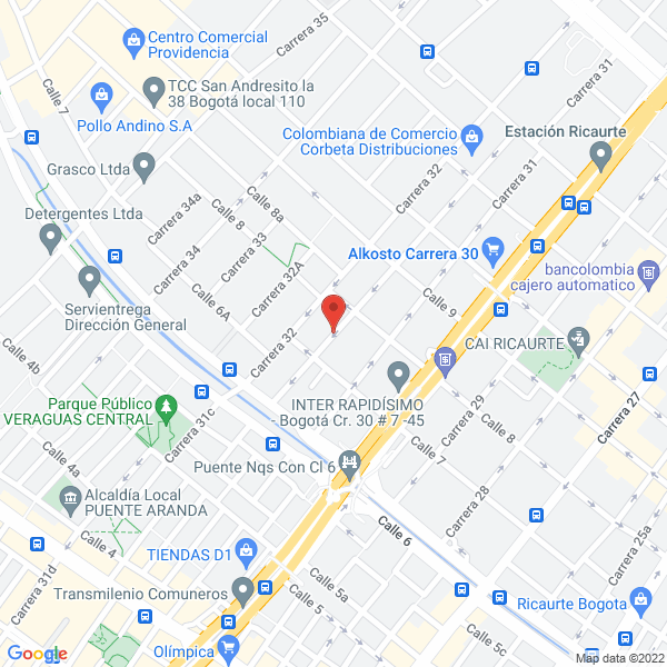 Mapa de Dobladora Y Cortadora Exito