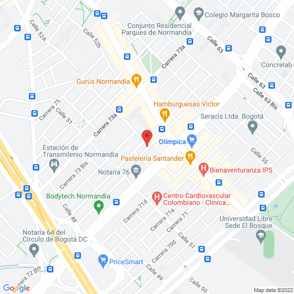 Mapa de Andrade Castro Hermann