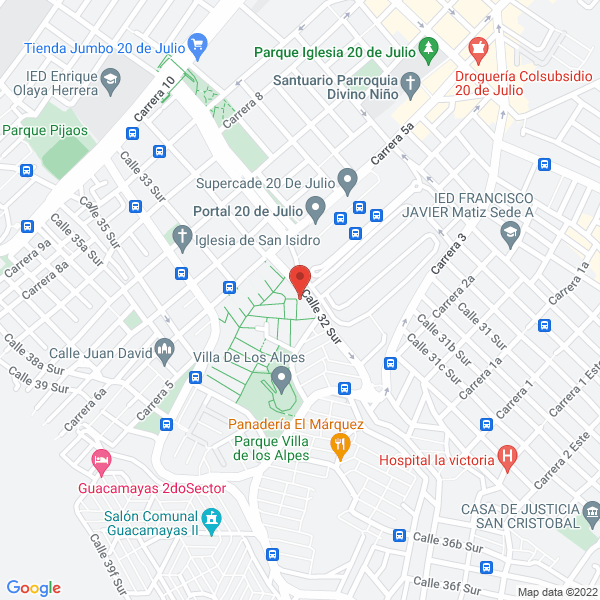 Mapa de Distrigas El Puente