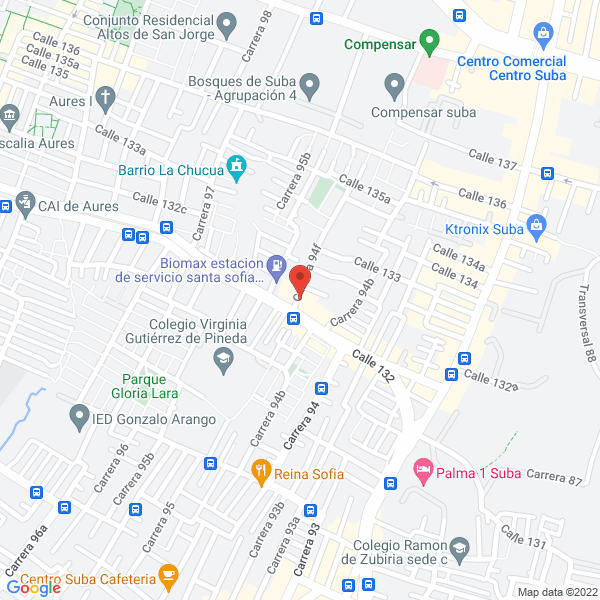 Mapa de Dosgosroy Hotel Canino Campestre