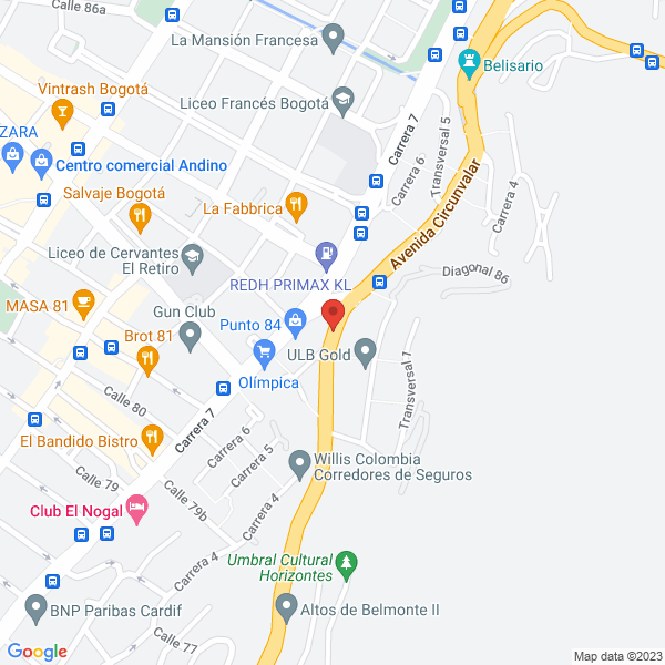 Mapa de Dots Consulting S.A.S.