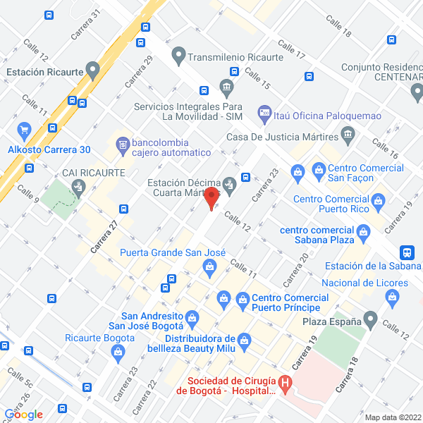 Mapa de Creaciones Mona Lisa Ltda.