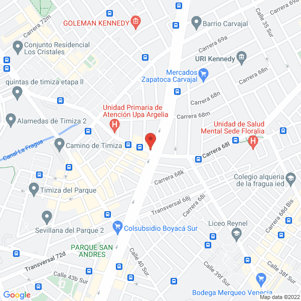 Mapa de Doraditos Broaster Y Asado