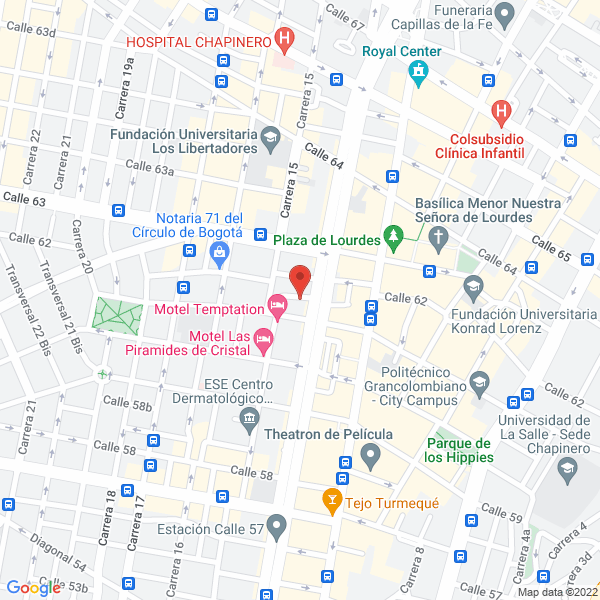 Mapa de Doris Dent Ltda.
