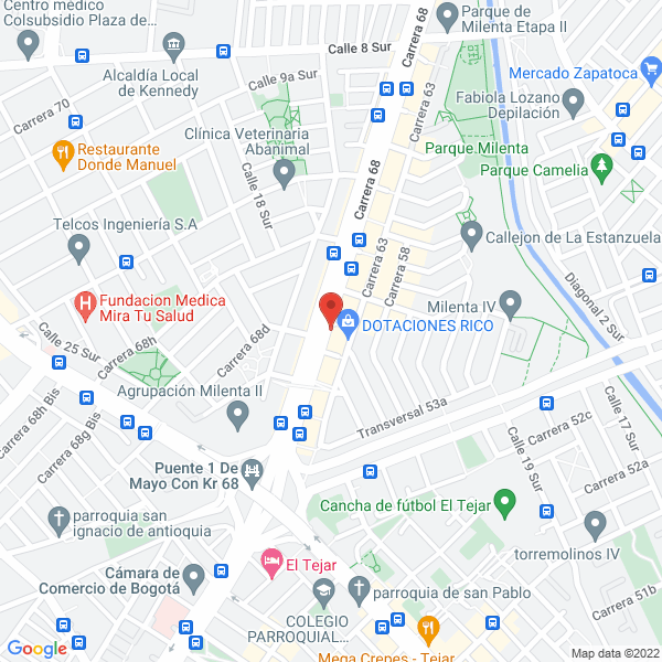 Mapa de Dotaciones Brandon