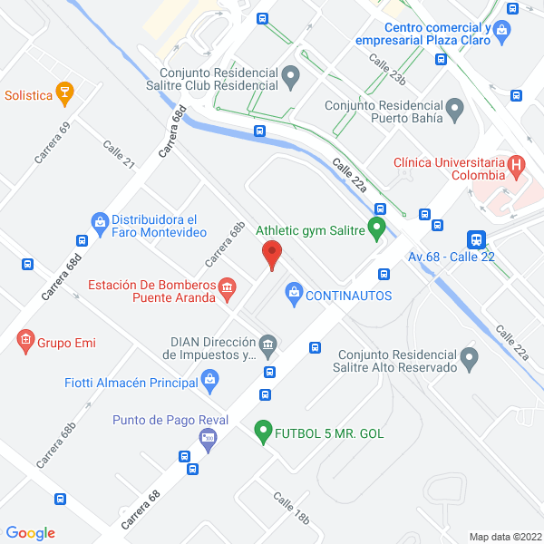Mapa de Dotaciones El Obrero