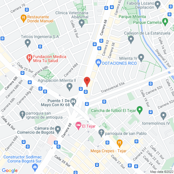 Mapa de Dotaciones Industriales Alcosto S.A.S.