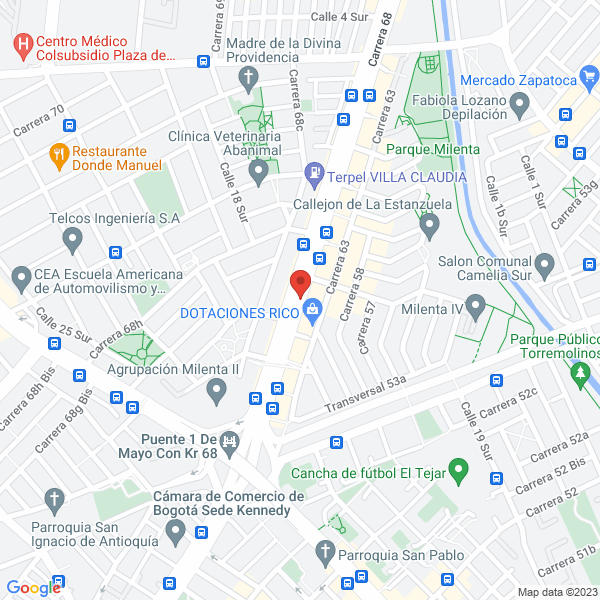 Mapa de Dotaciones Villa Chica