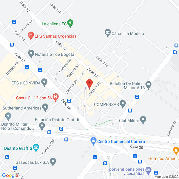 Mapa de Droguería Kala