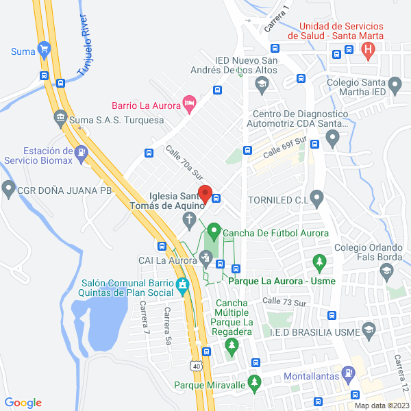 Mapa de Droguería Kenia