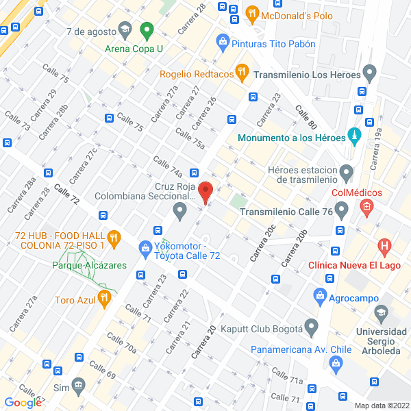 Mapa de Cuidar Ltda