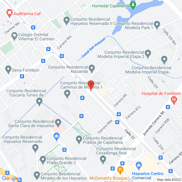 Mapa de David'S Pizza