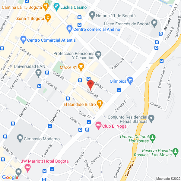 Mapa de Davidson Y Cía. Ltda. Asesores
