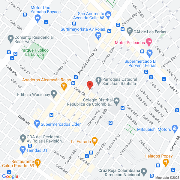 Mapa de Diseños E Impresos Asociados Ltda.