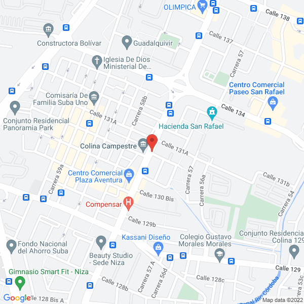 Mapa de Diseños Integrales Modernos Ltda