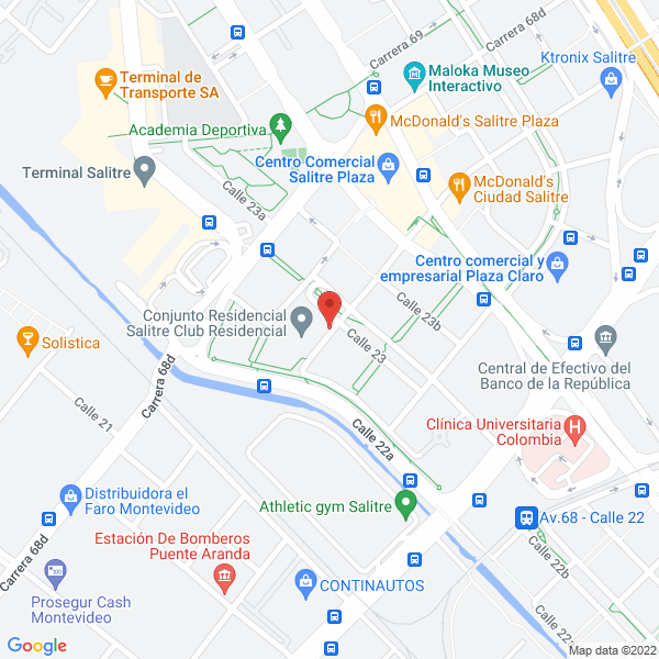 Mapa de Diseños Y Proyectos Andinos Ltda.