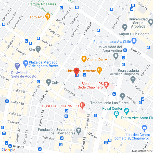 Mapa de Diseñotec Ltda.