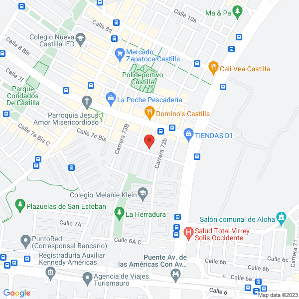 Mapa de Distribuciones Ferreintegral S.A.S.