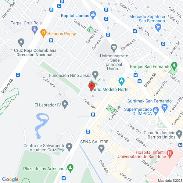 Mapa de Embio Express Ltda.