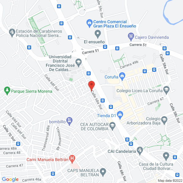 Mapa de Drogueria San Pedro