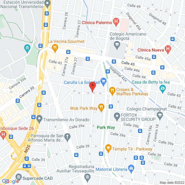 Mapa de Drogueria Nueva Arlequín