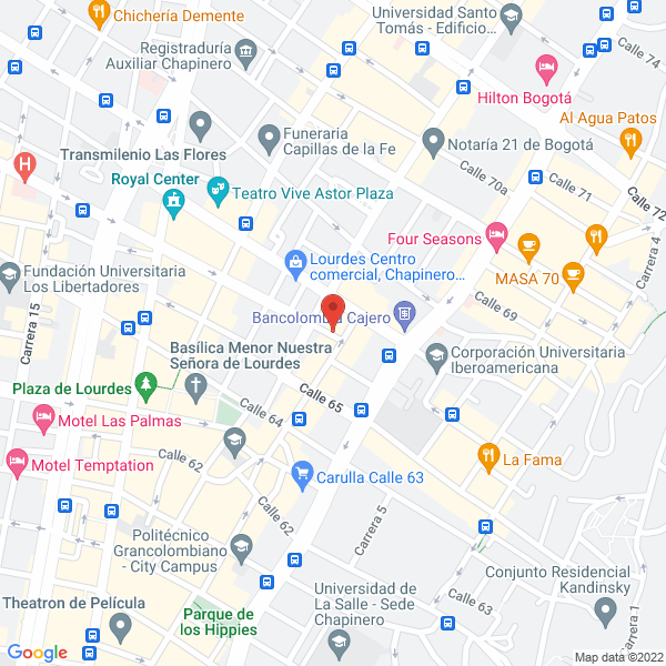 Mapa de Enash Colombia S.A.S.