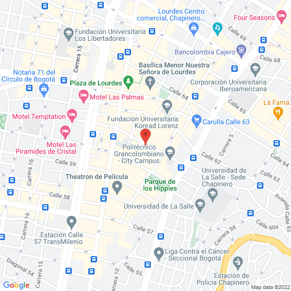 Mapa de Endoscopios De Colombia Ltda.