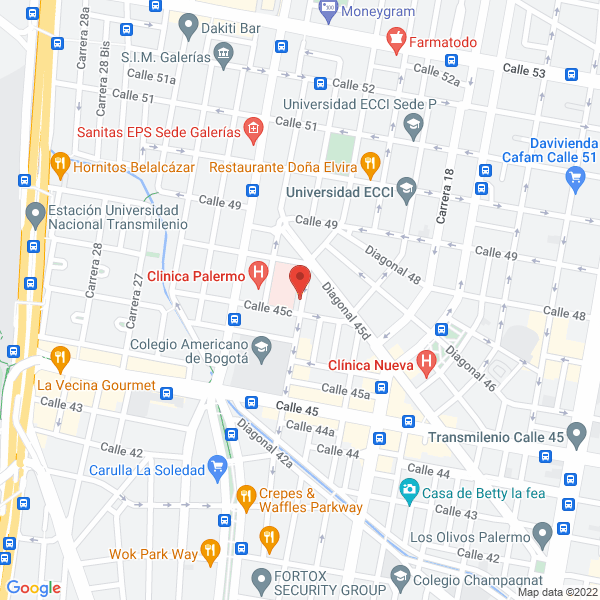 Mapa de Districoco