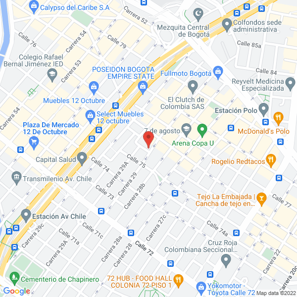 Mapa de Editora Grafica Colombia S.A.S.