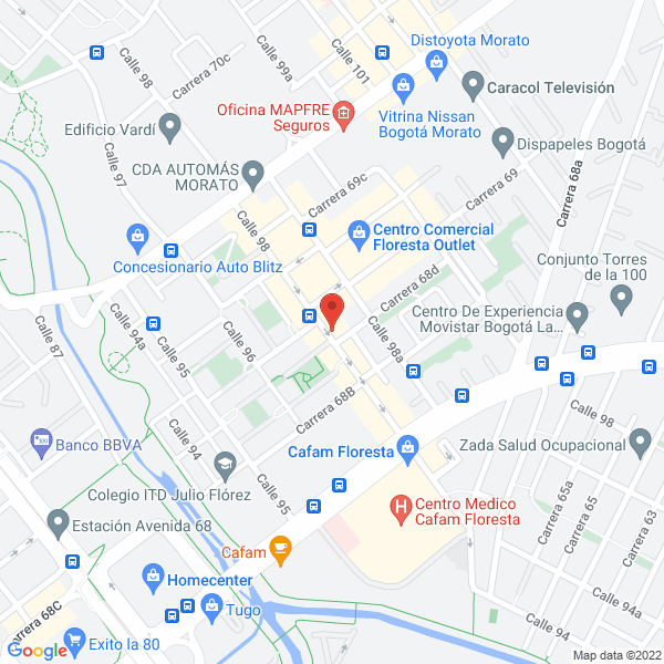 Mapa de Broaster Soy Sabor Y Comida China
