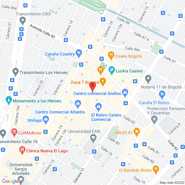 Mapa de Dra. Magda Jaimes