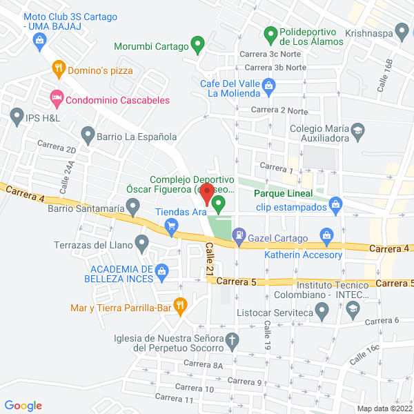 Map of Drogas El Llano