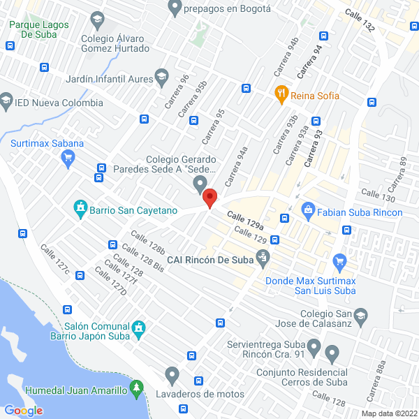 Mapa de Droguería El Ruby