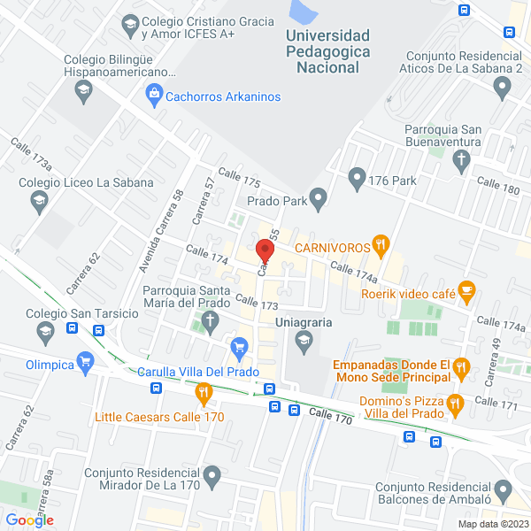 Mapa de Droguería Famisaludexpress S.A.S.