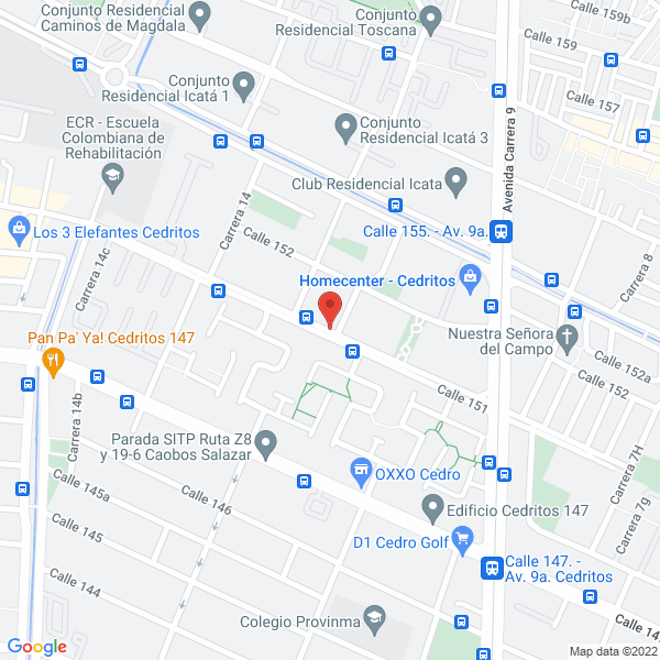 Mapa de Droguería Zaragoza
