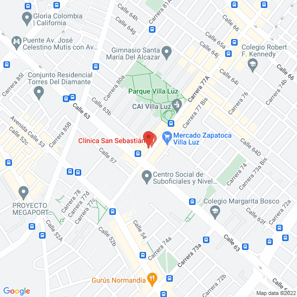 Mapa de E W Ingeniería Ltda.