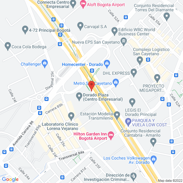 Mapa de Eagle Freight Group Ltda