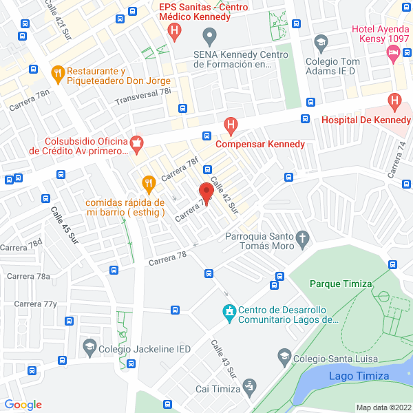 Mapa de Droguería Guilpo