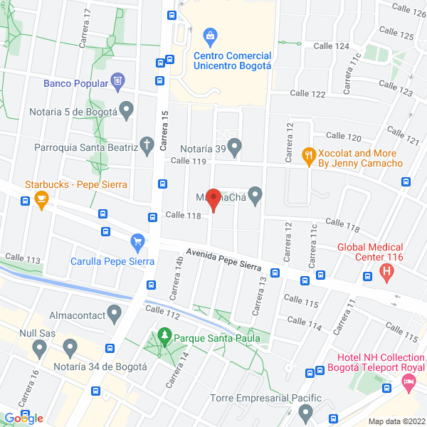 Mapa de Escuela De Gimnasia Y Ballet Rusalka
