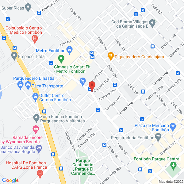 Mapa de Diamant Ferre S.A.S.