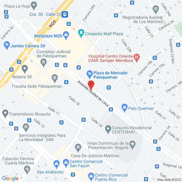 Mapa de Dumott Cía. Ltda.
