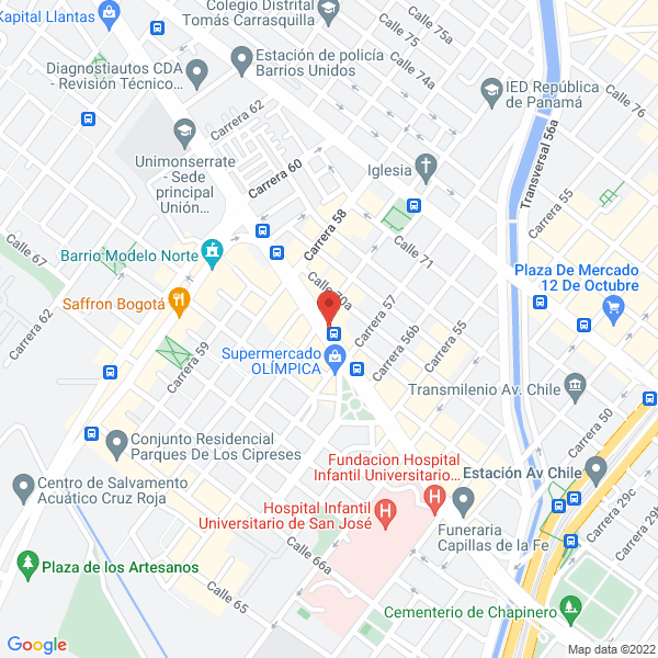 Mapa de Espitia Caicedo Benjamín