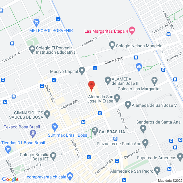 Mapa de Estampados Santander