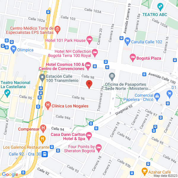 Mapa de Esteban Cobo S.A.S.