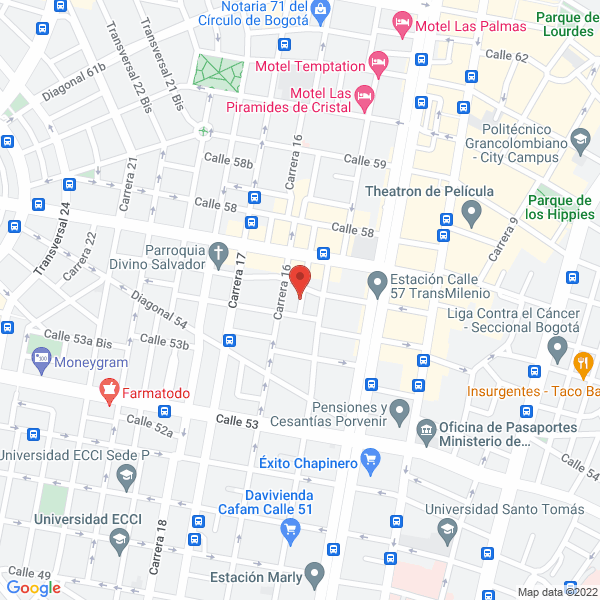 Mapa de Eince Ltda