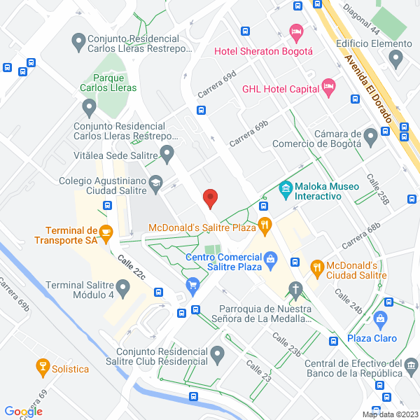 Mapa de El Bodegón De Las Flores Colombianas C.I.