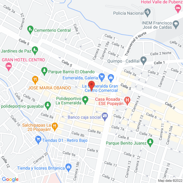 Map of El Bombonazo Del Jeans
