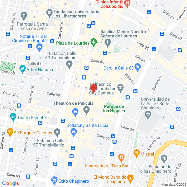 Mapa de Export Import International Orgisa S.A.S.