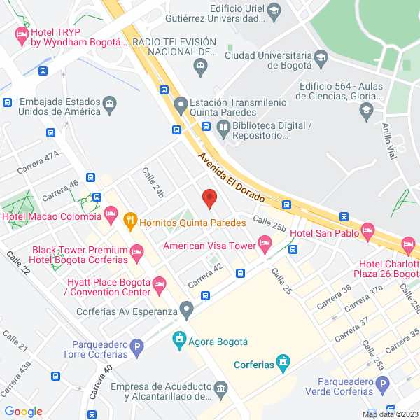 Mapa de Farmoquímico Ltda.